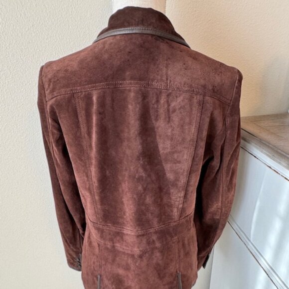 Eddie Bauer Seattle Suede Jacket - Medium - Picture 5 of 10